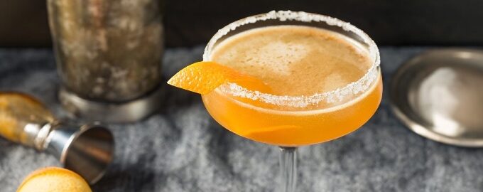 Hennessy sidecar cocktail is a sophisticated.